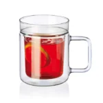 لیوان تویین دوجداره دوعددی با دسته زیمکس | Simax TWIN Glass with Handle