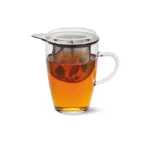 چای یک عددی– لیوان چای لیرا با صافی زیمکس | Simax Tea for One – LYRA Tea Glass with Strainer