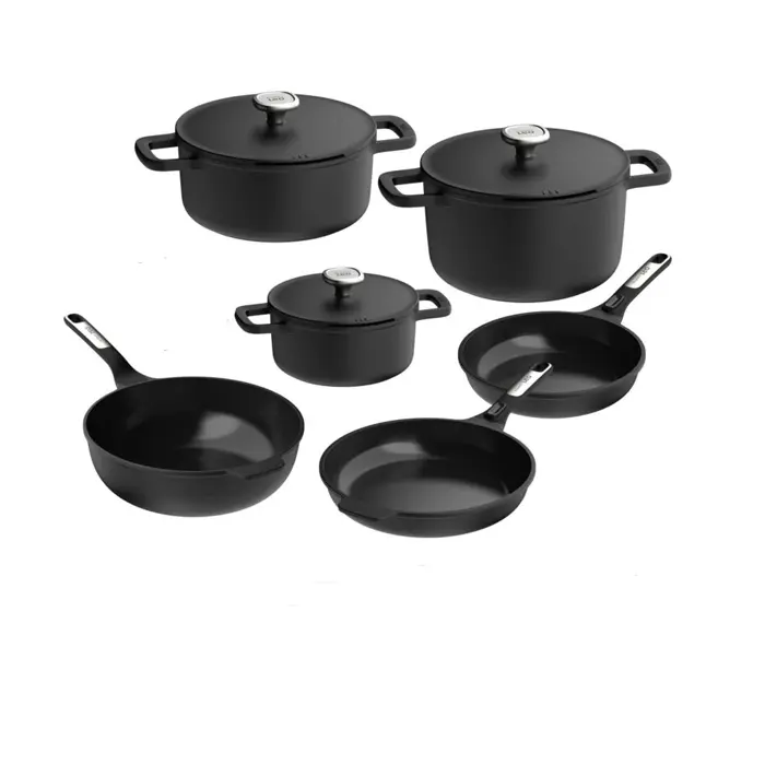 Sabetishop-berghoff-shop سرویس قابلمه فانتوم برگهف|Berghoff Leo phantom 10pc nonstick ceramic cookware set - Image 1