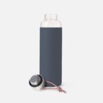 بطری آب شیشه‌ای | Glass Water Bottle - Slate - Image 5